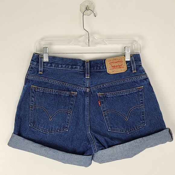 Vintage 90s Levi's 550 100% Cotton Denim Jean Short 10 - Picture 4 of 7